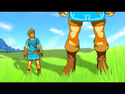 Breath of the Wild but Link grows every time I press A