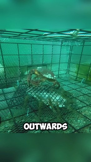 How Crab Trap Works Underwater! (📷:fishhunterkh)