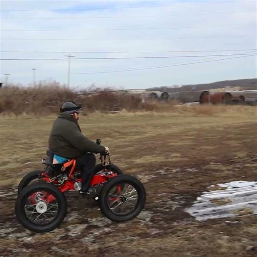 Sketchy DIY Drill-Battery Electric ATV 35+MPH