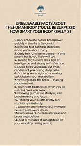 142K views · 1K reactions | UNBELIEVABLE FACTS ABOUT THE HUMAN BODY | Lessons Taught By Life | Facebook