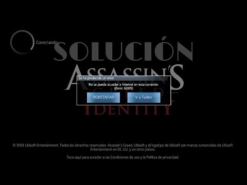 Assassin's creed identity solución error de conexión (Error 6009) ya no funciona buscaré otro metodo