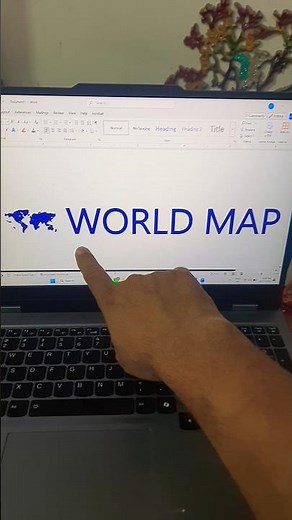 Draw a World Map in MS Word Using Just a Keyboard Shortcut – You Won’t Believe How Easy It Is! #map