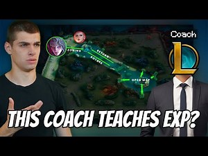 LoL Coach Teaches Me How To DOMINATE XP Lane in MLBB! 😳