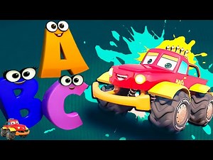 Learn ABC with Monster Truck Dan + More Amazing Cartoon Videos for Kids