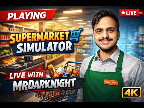 FROM EMPTY SHELVES TO SUPERMARKET KING 🛒 | Supermarket Simulator LIVE #supermarketsimulator #noob