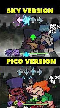 Sky Version VS Pico Version - Fighting Darnell 😭 [FNF]