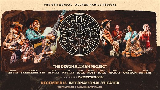 Hosted by Blues music award-winning artist Devon Allman, the Allman Family Revival will be an unforgettable night of music featuring incredible artists like Maggie Rose, Duane Betts, and many more. December 15th in the International Theater → resort.to/allmanrevival | Westgate Las Vegas Resort & Casino
