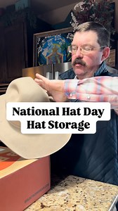 A little about hat storage on #NationalHatDay #CowboyHat American Hat Company | Bar 7 Ranch