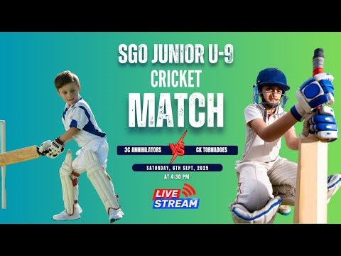 SGO U-9 Junior League Season 3 | 3C Annihilators 🆚 CK Tornadoes