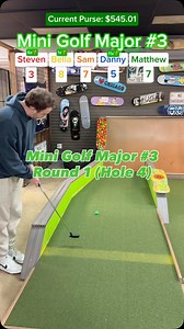 Year 3 Mini Golf Major #3 ROUND 1, 18 holes (Hole 4) Top 4 and ties make the cut! Thank you to everyone that contributes to this Major’s Purse! #twintourgolf #minigolf #puttputt #tournament ( @bigputtsmke ) | Twin Tour Golf