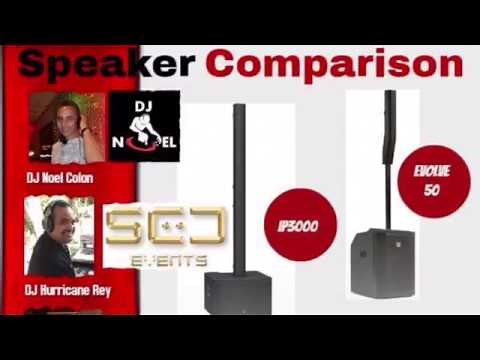Line Array Speaker Comparisons - Turbo Sound IP3000, RCF EVOX 12, EV Evolve 50 & Bose L1 Model II