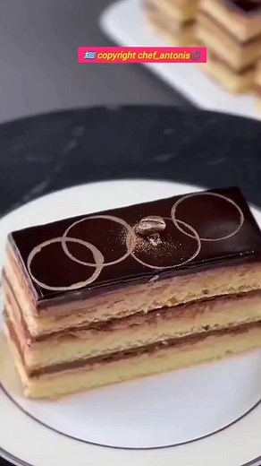 233K views · 2.7K reactions | Opera Cake 殺 almond sponge cake...