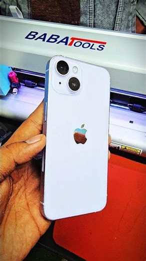 I phone 14 back Waite lamination sticker #iphone14 #short