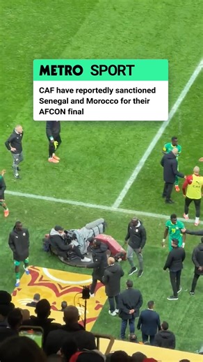 CAF have reportedly sanctioned the African Cup of Nations finalists, Senegal and Morocco, for the behaviour of players, staff, fans, and ball boys during the game. As a result, both the nation’s football federations have been fined, as well as a couple of players from both sides, including Achraf Hakimi 👀 | Metro Sport