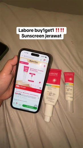 Labore Sunscreen Buy 1 Get 1 Promotion
