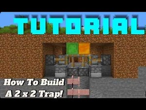 how to build 2x2 flat ground trap Tutorial in 2026 ver 1.21.11 don't forget to subscribe #judelow