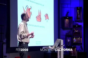 Unusual origami method.