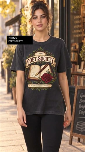 Poetry Readers Will Love This 📖 Poet Society Tee #shorts