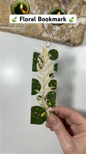 DIY 🍃 Floral Bookmark Idea 🍃 Easy to Make