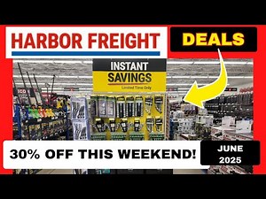 Harbor Freight’s Best Deals This Week Revealed! + 30% Off Coupon!