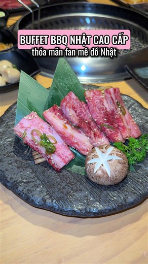 Nhà hàng buffet BBQ Nhật Bản: Thịt bò ngon, tặng bò Wagyu