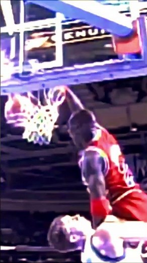 Rare Michael Jordan Dunk #nbahighlights #nba #jordan #magicjohnson #michaeljordan #basketball #dunk
