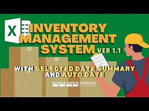 (PART 2) FREE MS Excel - Inventory Management System Step by Step Tutorial