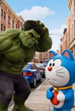 🎬 Doraemon vs Hulk – Gadget Ka Hungama!