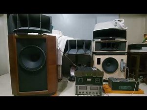 Altec model 19/ 320L cabinet 511B 808 8a 500hz/800hz test