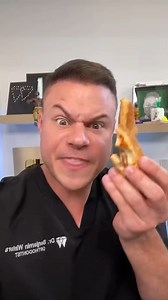 Braces went head-to-head with pizza crust… and honestly, crust fought back 😭 #NationalFacialProtectionMonth #DentalComedy #FunnyDentist #BracesOff | TheBentistofficial