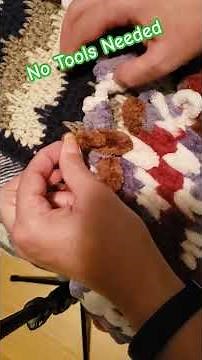 OFF The Hook Loop Yarn - What to do with this? How to Use it!! Finally!! #lionbrandyarn