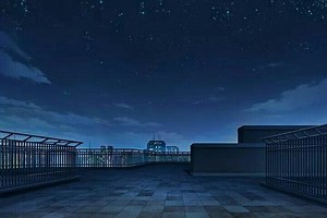 View 17 Gacha Rooftop Background Night