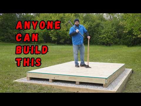 Building a Shed Foundation on a Slope: The Right Way!