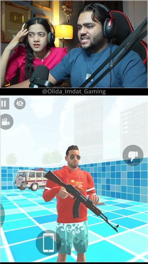 Dancing In Swimming Pool🥶😱INDIAN THEFT AUTO SIMULATOR #shorts #indiantheftauto #indianbike