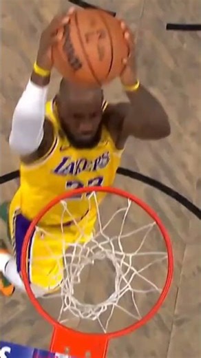 baloncesto lebron james con el donqueo #nba #misionesbasket #basketball #momentosnba #lakers #sports