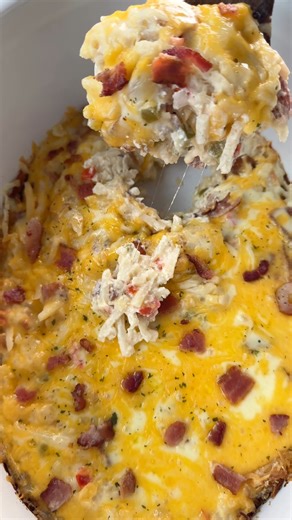 6K views · 152 reactions | This slow cooker hash brown casserole is cheesy, creamy, and made without eggs—so it’s all about the potatoes and flavor. I just throw everything in the Crockpot and let it cook while I handle everything else. It’s a solid go-to for brunch, holidays, or anytime you need an easy crowd-pleasing side! #crockpot | Stay Snatched - Easy and Indulging Recipes | Facebook