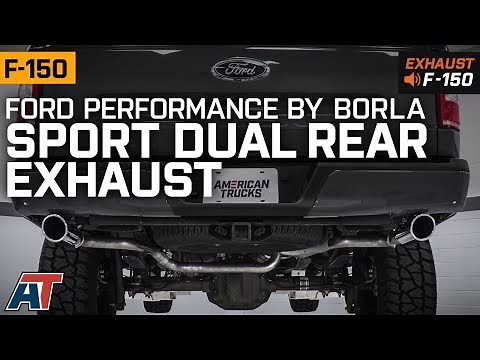 2015-2018 F150 Ford Performance by Borla Sport Dual Rear Exit Exhaust Sound Clip & Install