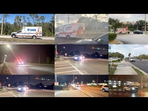 Emergency Vehicles Responding Bloopers Compilation 