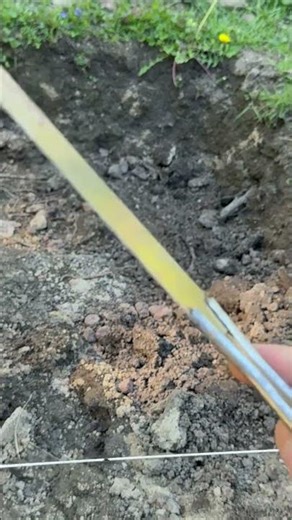 How I Plumb Down from a String Line Mark to Find the Exact Dig Spot #abovegroundpool #diy