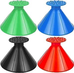 Ice Scraper, Magic Car Ice Maker Windshield Scraper Ice Maker for Car Snow Scraper Magic Funnel Snow Shovel 2 & 1 Tool 4 Colors