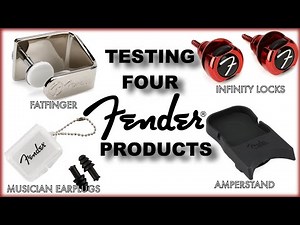 Trying out the new Fender Amperstand and 3 other Fender guitar accessories. Are they worth it?