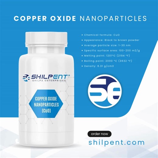 Copper Oxide Nanoparticles (CuO) is a tiny copper oxide particle also known as Copper Oxide Nanopowder. It is round and has a lot of surface area. When heated, this powder can turn into copper when exposed to hydrogen or carbon monoxide. #CuONPs #CopperOxideNanoparticles #Nanoparticles #Nanotechnology #NanoScience #MaterialsScience #Nanomaterials #NanoChemistry #Nanotech #NanoEngineering #Antimicrobial #Antibacterial #Photocatalysis #Catalysis #BioNano #GreenSynthesis #NanoToxicity #NanoResearch