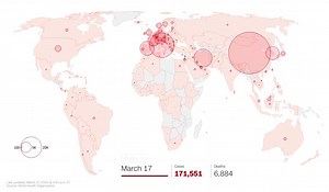 82K views · 1.1K reactions | Así ha sido desde enero la propagación del coronavirus en el mundo https://cnn.it/3b5kzE4 | CNN en Español | Facebook