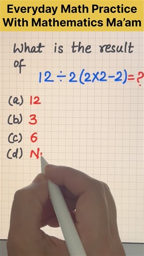 37K views · 194 reactions | #mathematics #fatalframes #puzzle #tricks #riddle #maths #education #problemsolving | Mathematics Ma'am | Facebook