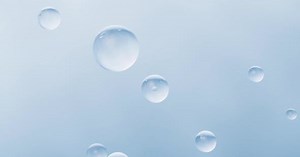 Clean Liquid Bubbles Rising Abstract Background Animation