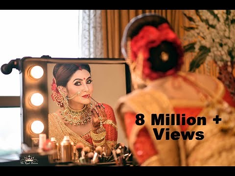 Bridal Reception Makeover || Jitu Barman ||