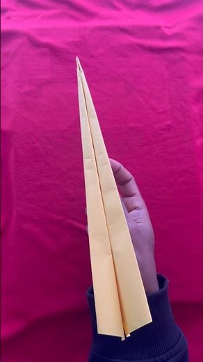 😍 Perfect Paper Jet – Easy Steps, Long Distance Flight!