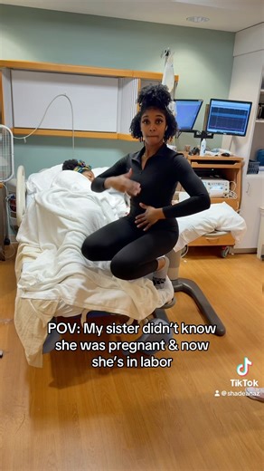We did the dance for her since she didn’t know she was pregnant.. 🫢 #baby #babymamadance #pregnancy