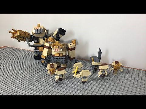 How to build 4 small piglin from Minecraft legends