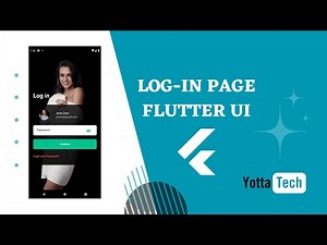 Flutter Login Page | Log-in page | Flutter UI